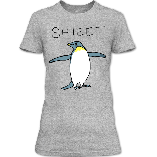 A black t-shirt with the shopify logo