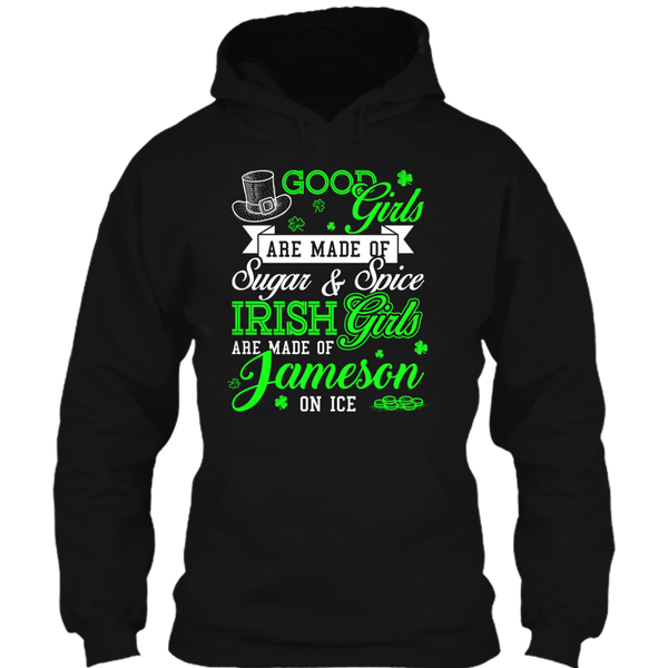 A black t-shirt with the shopify logo