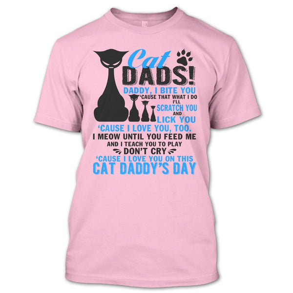 Cat Dads T Shirt, Cat Daddy's Day T Shirt