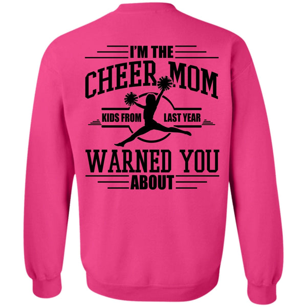 I Love Cheering T Shirt, I'm The Cheer Mom Sweatshirt