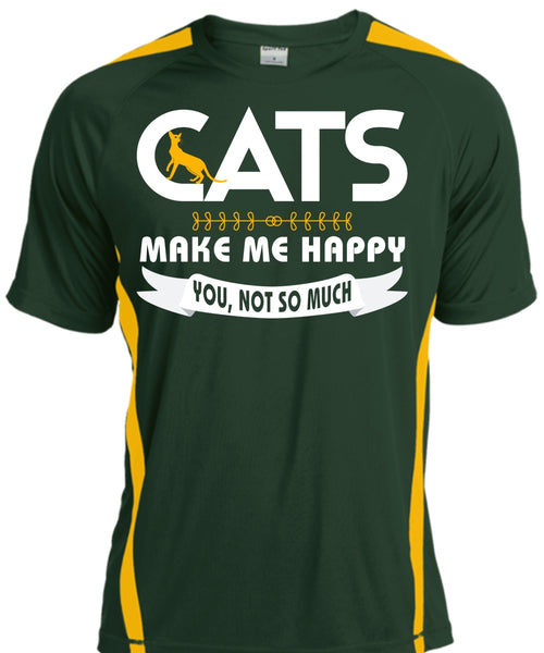 Cat Make Me Happy T Shirt, I Love Cat T Shirt, My Pets T Shirt
