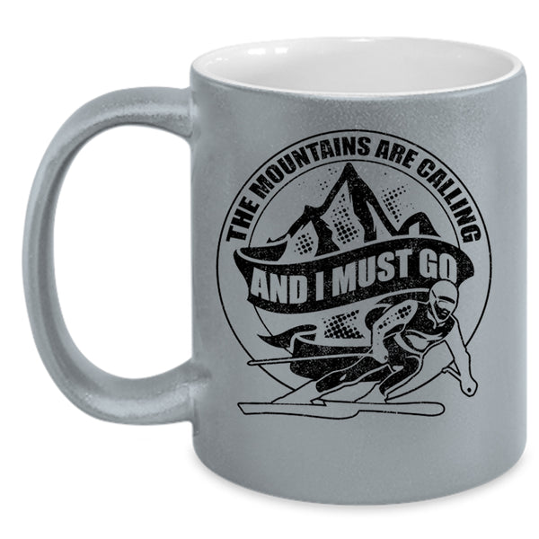 I Must Go Coffee Mug, The Mountains Are Calling Accent Mug