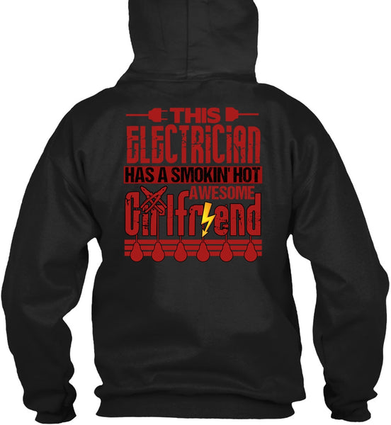 This Electrician T Shirt, Smoking Hot Awesome Girlfriend T Shirt