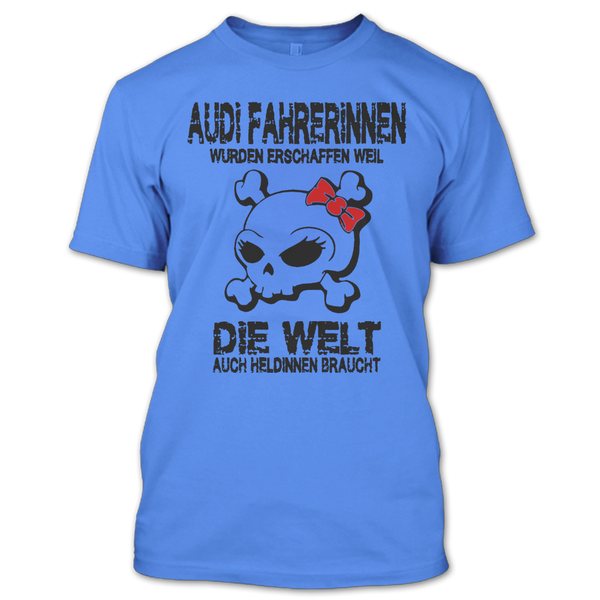 A black t-shirt with the shopify logo