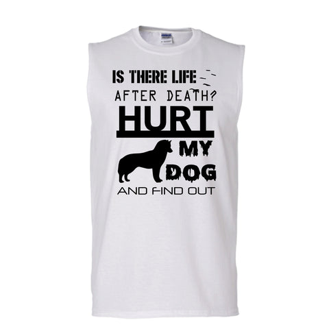 A black t-shirt with the shopify logo