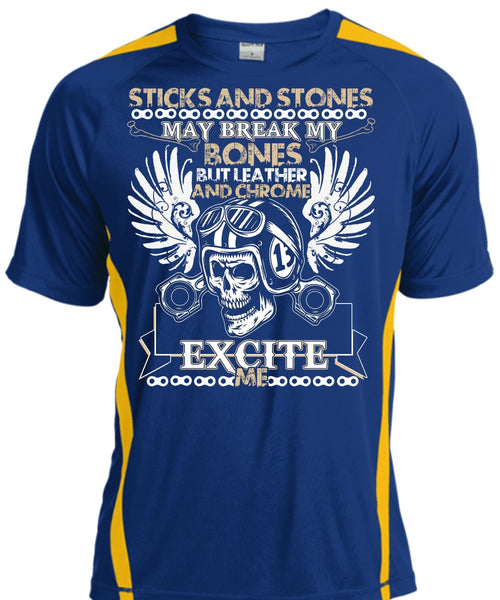 Sticks And Stones T Shirt, Being A Biker T Shirt, Cool Shirt