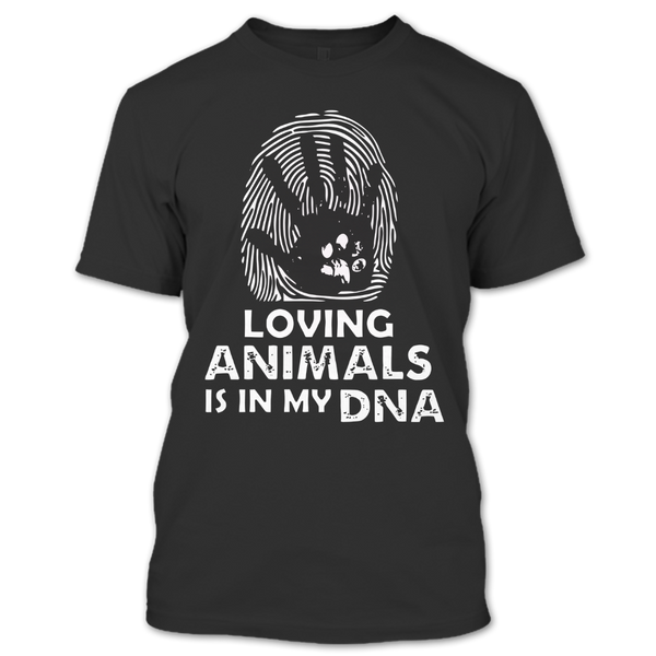 A black t-shirt with the shopify logo