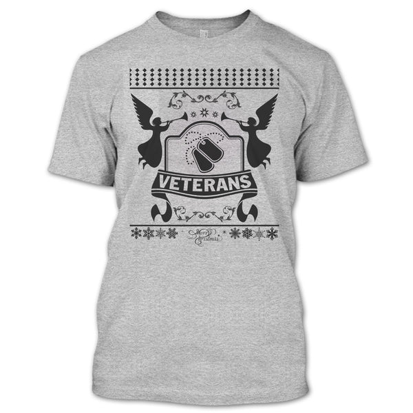 Veterans Merry Christmas T Shirt, Gift For Veteran T Shirt