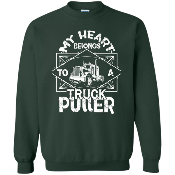 To A Truck Puller T Shirt, Coolest Trucker Ever Sweatshirt