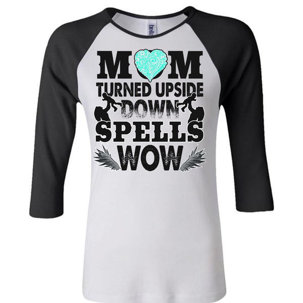 Mom Turned Upside Down Spells T Shirt, I Love Mom T Shirt, Awesome T-Shirts