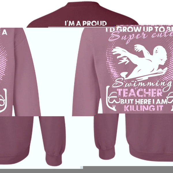 Swimming Teacher T Shirt, I Love Swimming Sweatshirt