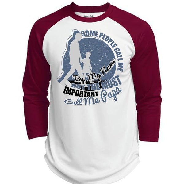 The Most Important Call Me Papa T Shirt, I Love Papa T Shirt, Awesome T-Shirts  (Polyester Game Baseball Jersey)