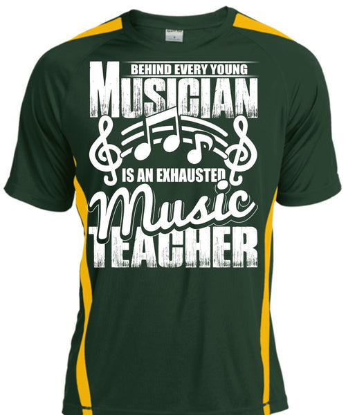 Behind Every Young Musician T Shirt, Music Teacher T Shirt, Cool Shirt