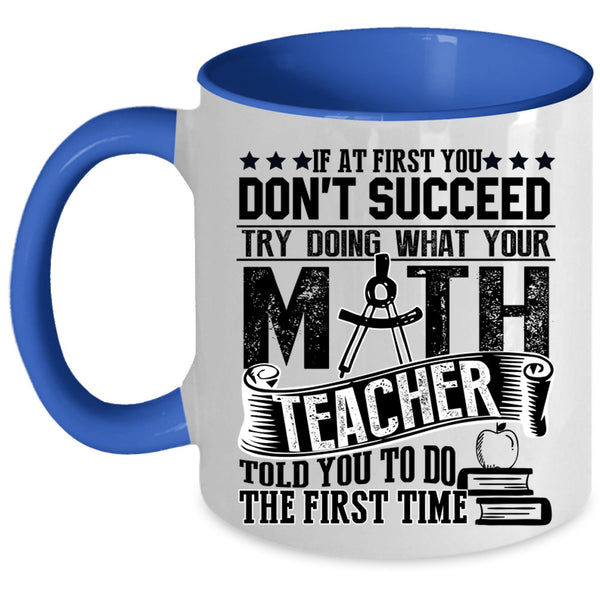 Awesome Math Teachers Coffee Mug, Math Teacher Accent Mug