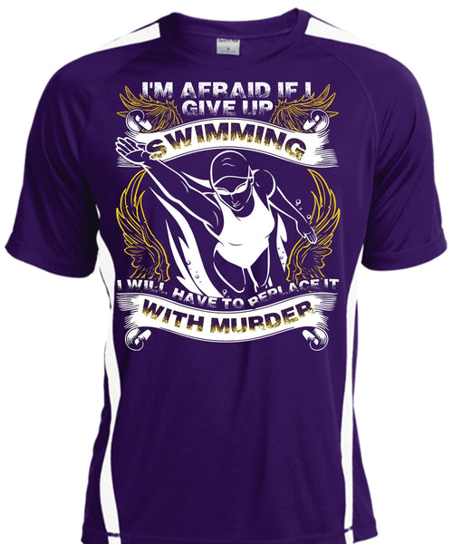 I Give Up Swimming T Shirt, Being A Swimmer T Shirt, Cool Shirt