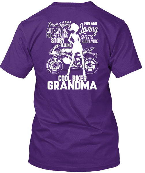 Cool Biker Grandma T Shirt, Being A Biker T Shirt