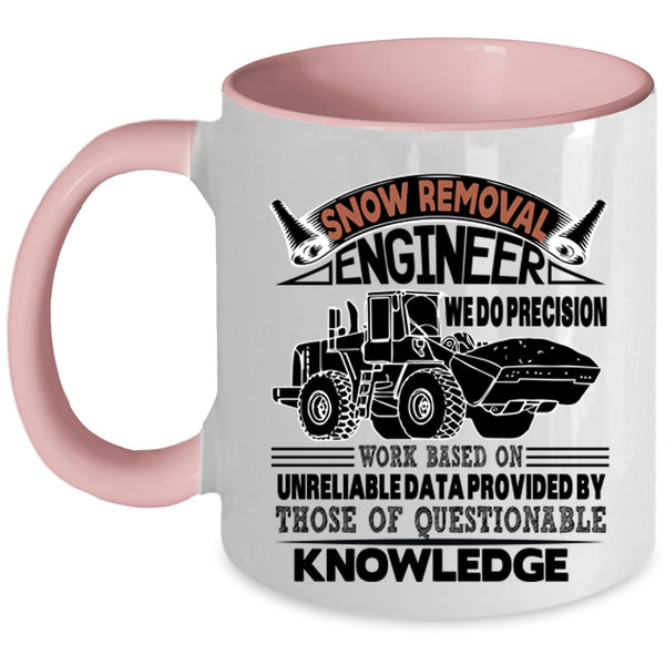 Cool Engineer Coffee Mug, Snow Removal Engineer Accent Mug