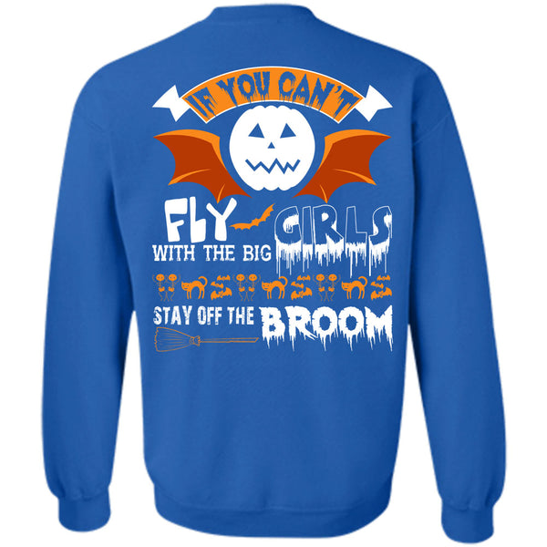 Stay Off The Broom T Shirt, Wait For Halloween Sweatshirt