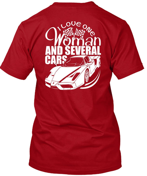 I Love One Woman And Several Cars T Shirt, Being A Driver T Shirt