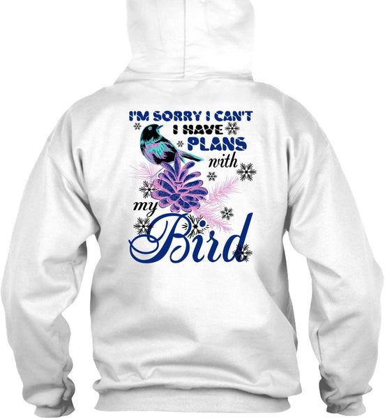 I Have Plans With My Bird T Shirt, Noel Christmas T Shirt