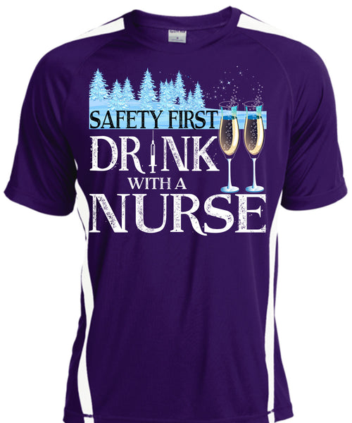 Safety First Drink With A Nurse T Shirt, I Love Christmas T Shirt, Cool Shirt