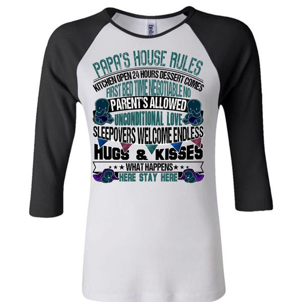 Papa's House Rules T Shirt, I Love Papa T Shirt, Awesome T-Shirts