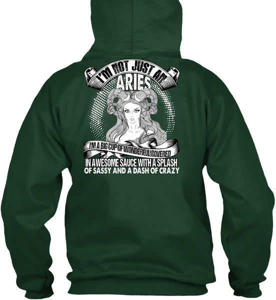 I'm Not Just An Aries T Shirt, Dash Of Crazy T Shirt