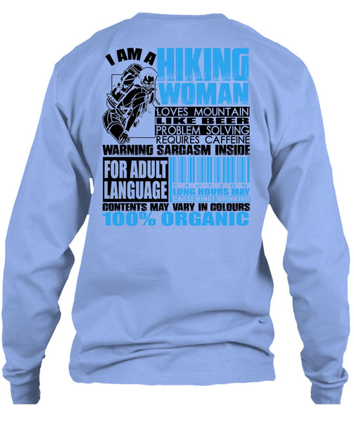 I Am A Hiking Woman T Shirt, I Love Hiking T Shirt