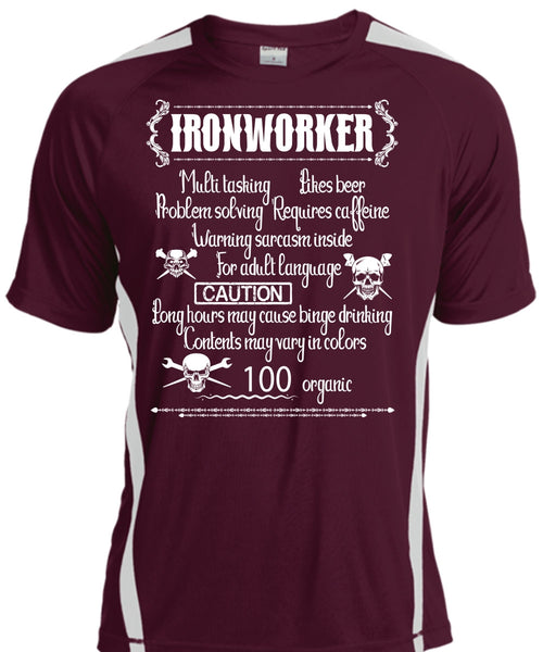 Ironworker Multitasking T Shirt, Likes Beer T Shirt, Cool Shirt