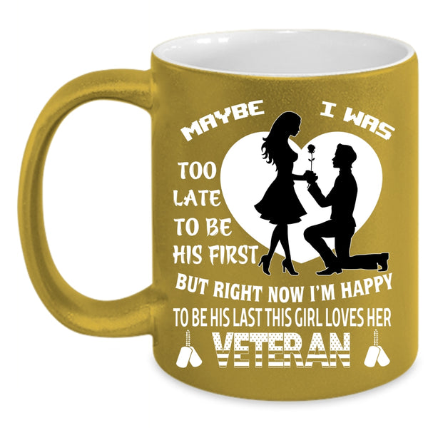 This Girl Loves Her Veteran Coffee Mug, I Love Veteran Coffee Cup