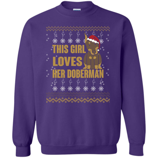 Merry Christmas T Shirt, Coolest Doberman Lover Sweatshirt