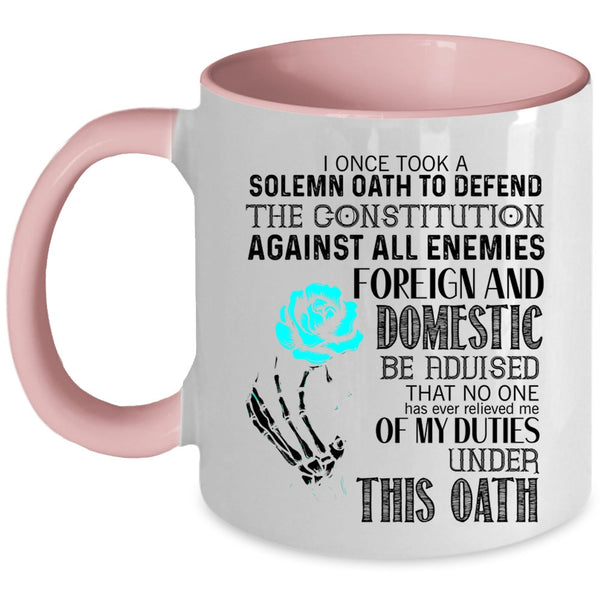 Best Gift For Grandpas Coffee Mug, Awesome Veteran Accent Mug