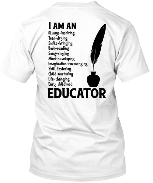 A black t-shirt with the shopify logo