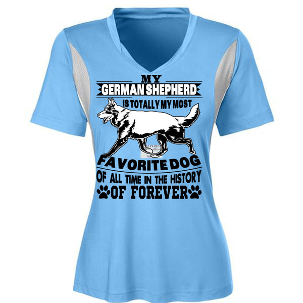 My German Shepherd Is Totally My Most Favorite Dog T Shirt, I Love My Life T Shirt, Awesome T-Shirts