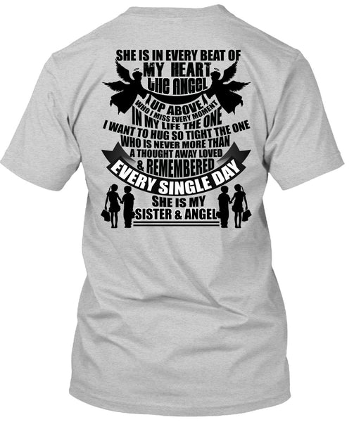 She Is My Sister And Angel T Shirt, I Love Sister T Shirt