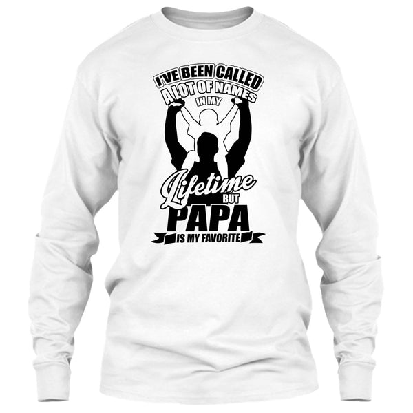 Papa Is My Favorite Name T Shirt, Father's Day Gift T Shirt