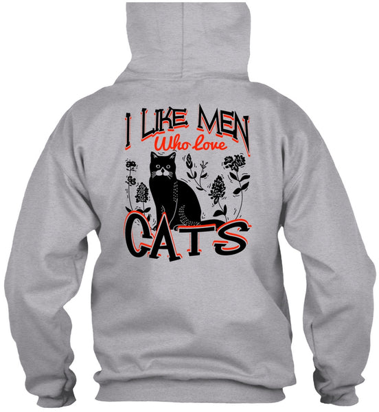 I Like Men Who Love Cats T Shirt, I Love Cats T Shirt