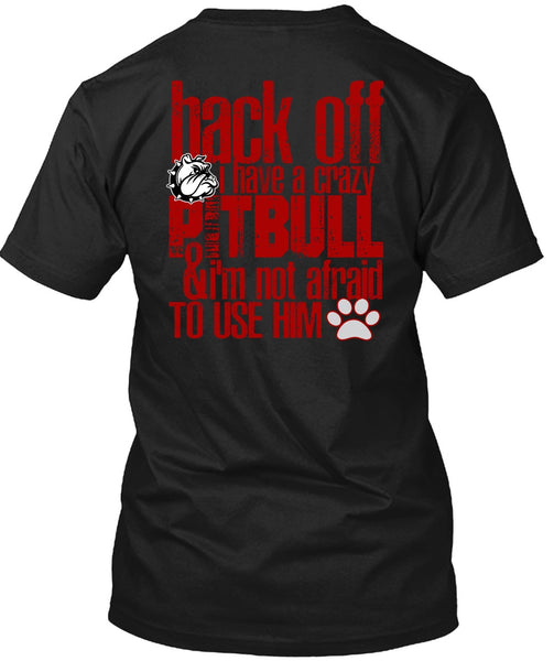 A black t-shirt with the shopify logo