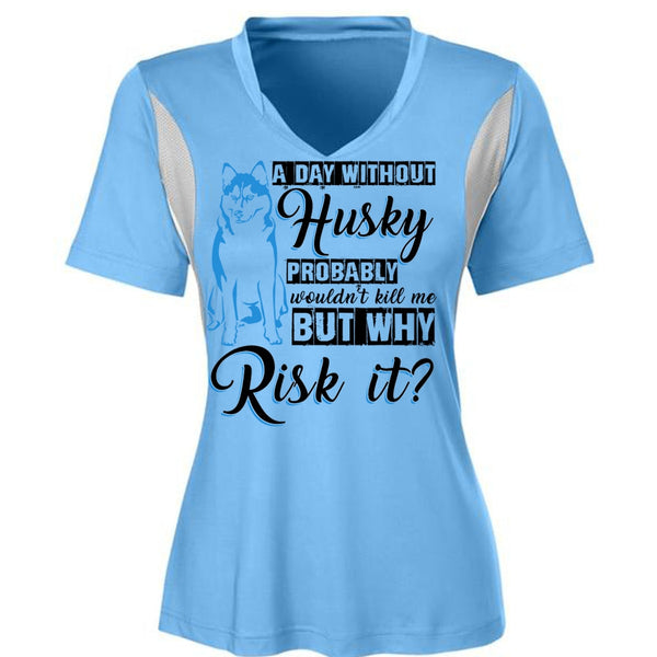 A Day Without Husky T Shirt, I Love Dog T Shirt, Awesome T-Shirts