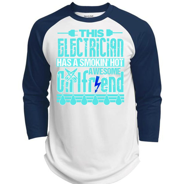 This Electrician T Shirt, I Love Electrician T Shirt, Awesome T-Shirts  (Polyester Game Baseball Jersey)