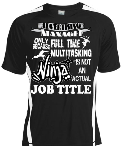 A black t-shirt with the shopify logo