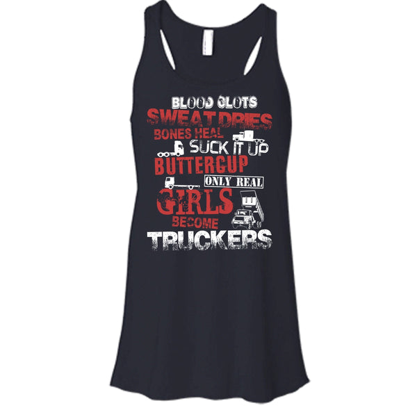 Only Rel Girls Become Truckers T Shirt, Coolest Trucker T Shirt, Cool T Shirt