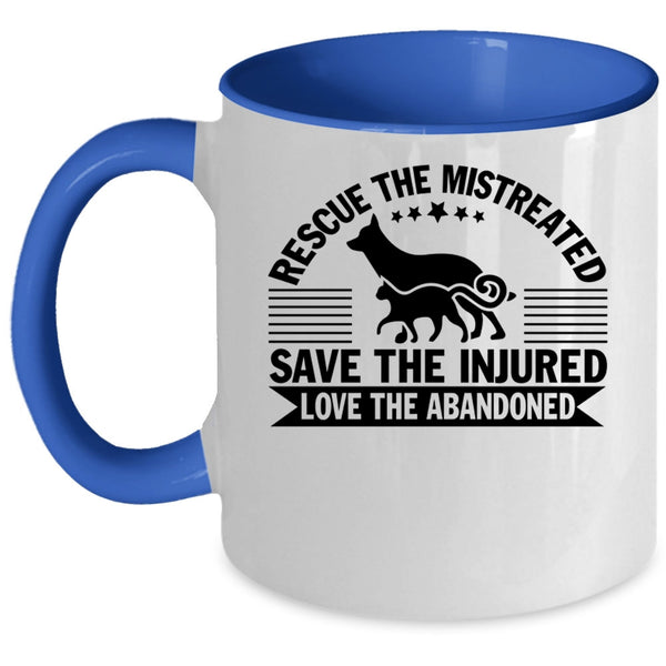 Best Zoologist Coffee Mug, Rescue The Mistreated Accent Mug