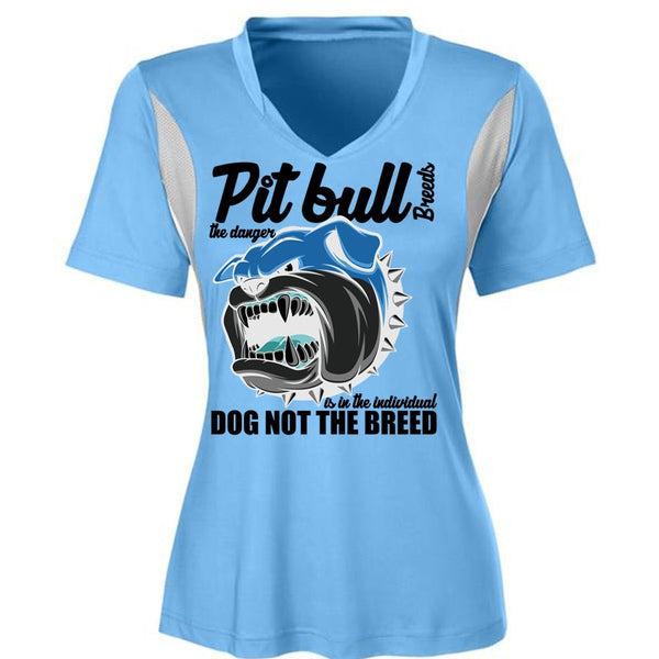Pit Bull Breeds The Danger T Shirt, Dog Not The Breed T Shirt
