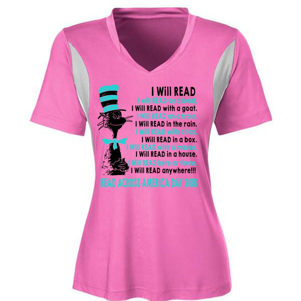 The Cat in the Hat T Shirt, I Will Read With A Mouse T Shirt, Read Across America Day 2018 T Shirt, Awesome T-Shirts