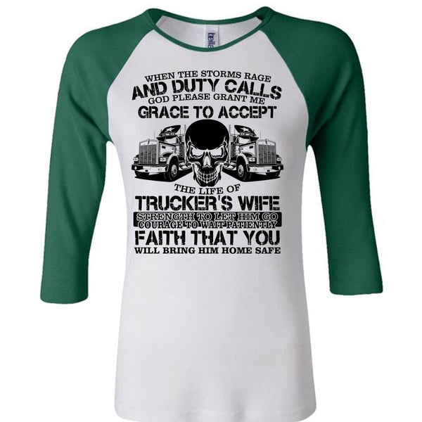 The Life Of Trucker's Wife T Shirt, I Love Trucking T Shirt, Awesome T-Shirts