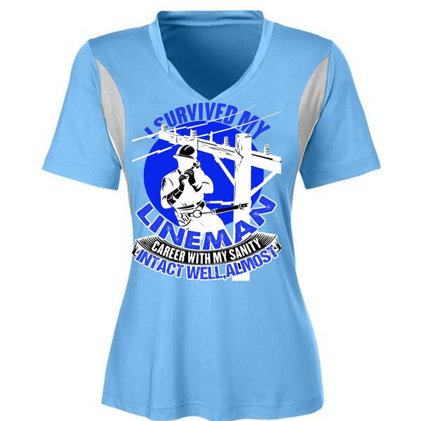 I Survived My Lineman T Shirt, Being A Lineman T Shirt, Awesome T-Shirts