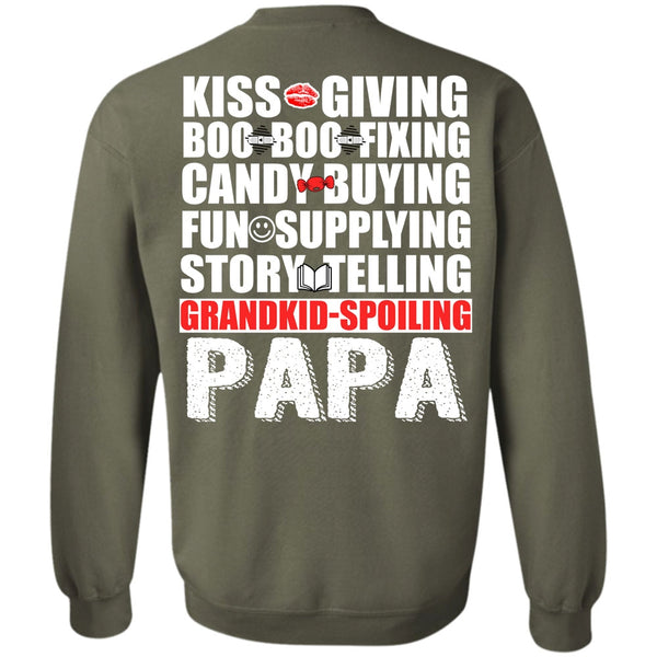 Kiss Giving T Shirt, I Love Papa Sweatshirt