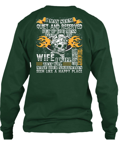 You Mess With My Wife T Shirt, Happy Place T Shirt