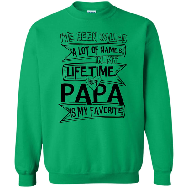 Father's Day Gift T Shirt, Papa Is My Favorite Peple Sweatshirt